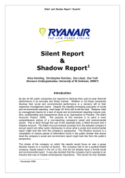 Silent Report &amp; Shadow Report