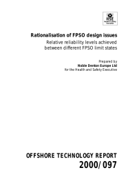 2000/097 OFFSHORE TECHNOLOGY REPORT Rationalisation of FPSO design issues Relative reliability levels achieved