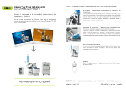 con un Rotavapor BUCHI Aggiorna il tuo laboratorio