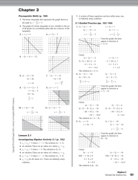 Prerequisite Skills (p. 150) y x