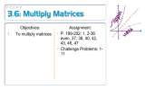 3.6: Multiply Matrices