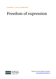 Freedom of expression  ·