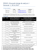 PS3021, Research design &amp; analysis 1 Semester 1, 2014-2015 Contact Details 