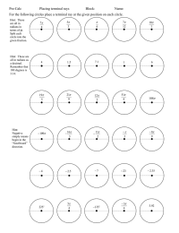 Pre-Calc Placing terminal rays Block: Name: