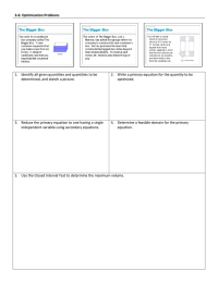 3-6: Optimization Problems