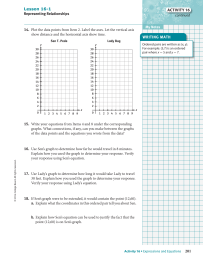 Lesson 16-1 Activity 16