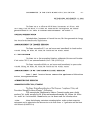 2002 MINUTES OF THE STATE BOARD OF EQUALIZATION 441