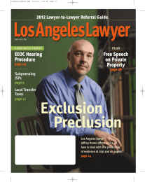 Exclusion Preclusion EEOC Hearing Procedure