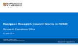 European Research Council Grants in H2020 Research Operations Office 8 May 2014
