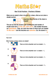 How To Do Fractions – Fractions of Shapes