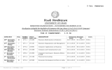 Evaluation Schedule for Bachelor of Commerce (B.Com.) Part-I,II &amp; III... 3 Yrs. Semester UNIVERSITY OF DELHI