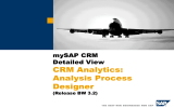 CRM Analytics: Analysis Process Designer mySAP CRM