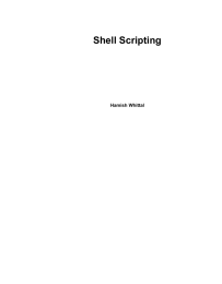Shell Scripting Hamish Whittal