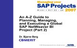 An A-Z Guide to Planning, Managing, and Executing a Global SAP NetWeaver BI