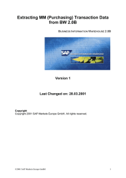 Extracting MM (Purchasing) Transaction Data from BW 2.0B  Version 1