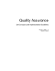 Quality Assurance QA Concepts and Implementation Guidelines  August 1, 2000; v. 1