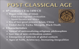 6 century CE to 1450 CE