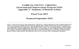 FAIRFAX COUNTY, VIRGINIA Environmental Improvement Program (EIP)