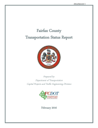 Fairfax County Transportation Status Report February 2016