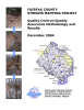FAIRFAX COUNTY STREAMS MAPPING PROJECT Quality Control/Quality