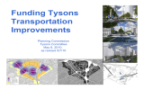 Funding Tysons Transportation Improvements Planning Commission