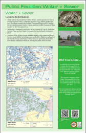 Public Facilities:Water + Sewer Water + Sewer General Information