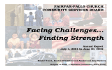 Facing Challenges... Finding Strength FAIRFAX-FALLS CHURCH COMMUNITY SERVICES BOARD