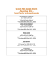 Granite Falls School District -November 2015 - Parent/Teacher Conference Schedules