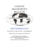 CLIMATE DIAGNOSTICS BULLETIN SEPTEMBER 2014