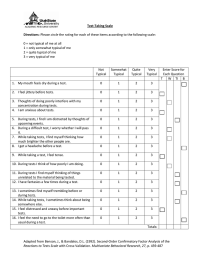 0 = not typical of me at all