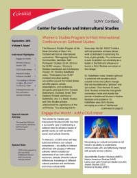 Women’s Studies Program to Host International Conference on Girlhood Studies SUNY Cortland