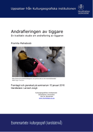 Andrafieringen av tiggare