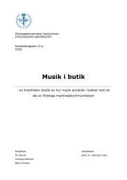 Musik i butik