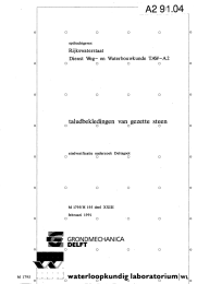 A2 9H.04 waterloopkundig laboratorium taludbekledingen van gezette steen GRONDMECHANICA