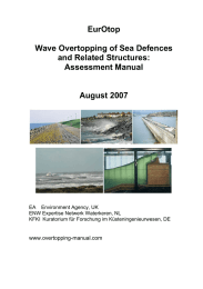 EurOtop  Wave Overtopping of Sea Defences and Related Structures: