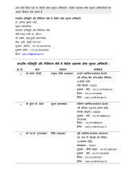 आप नीचे लिखे पतों पर केंद्रीय िोक सूचना अधिकारी /... अपना ननवेदन भेज सकते हैं