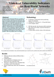 Link-level Vulnerability Indicators for Real-World Networks Abstract Methodology