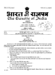 The Gazette of India EXTRAORDINARY 0) REGD. NO. D. L.-33004/97