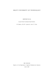DELFT UNIVERSITY OF TECHNOLOGY REPORT 09-04 Load Flow Literature Survey