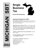 Single Business Tax Forms and Instructions