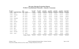 Revenue Sharing Projection Report FY2013 Constitutional Payments - January Consensus