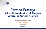 Farm-to-Factory: Automotive Applications of Bio-based Materials in Michigan &amp; Beyond