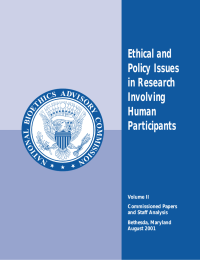 Ethical and Policy Issues in Research Involving