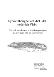 Kyrkotillhörighet och diet i det medeltida Visby