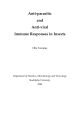 Anti-parasitic and Anti-viral Immune Responses in Insects