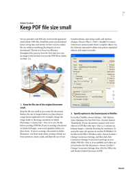 Keep PDF file size small Adobe Acrobat