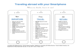 Traveling abroad with your Smartphone  DEPARTURE TRAVEL