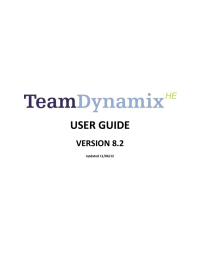 USER GUIDE VERSION 8.2 Updated 11/06/12