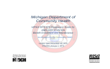 Michigan Department of Community Health HIPAA 5010 EDI Companion Guide for