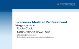 Inverness Medical Professional Diagnostics Robin Cook 1-800-637-3717 ext. 598